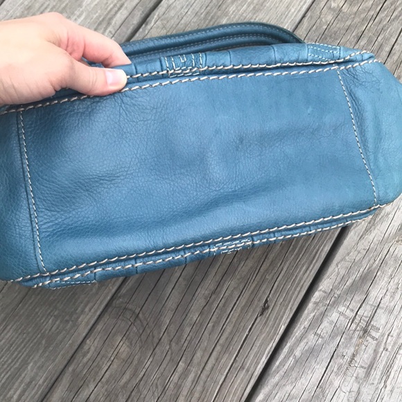 Funky patchwork FOSSIL with key FOB - Picture 2 of 5